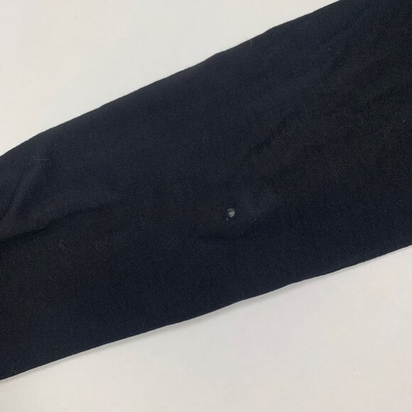 James Perse Black Long Sleeve Tencel Dress Size 2 Made In USA Drop Waist - Picture 7 of 7